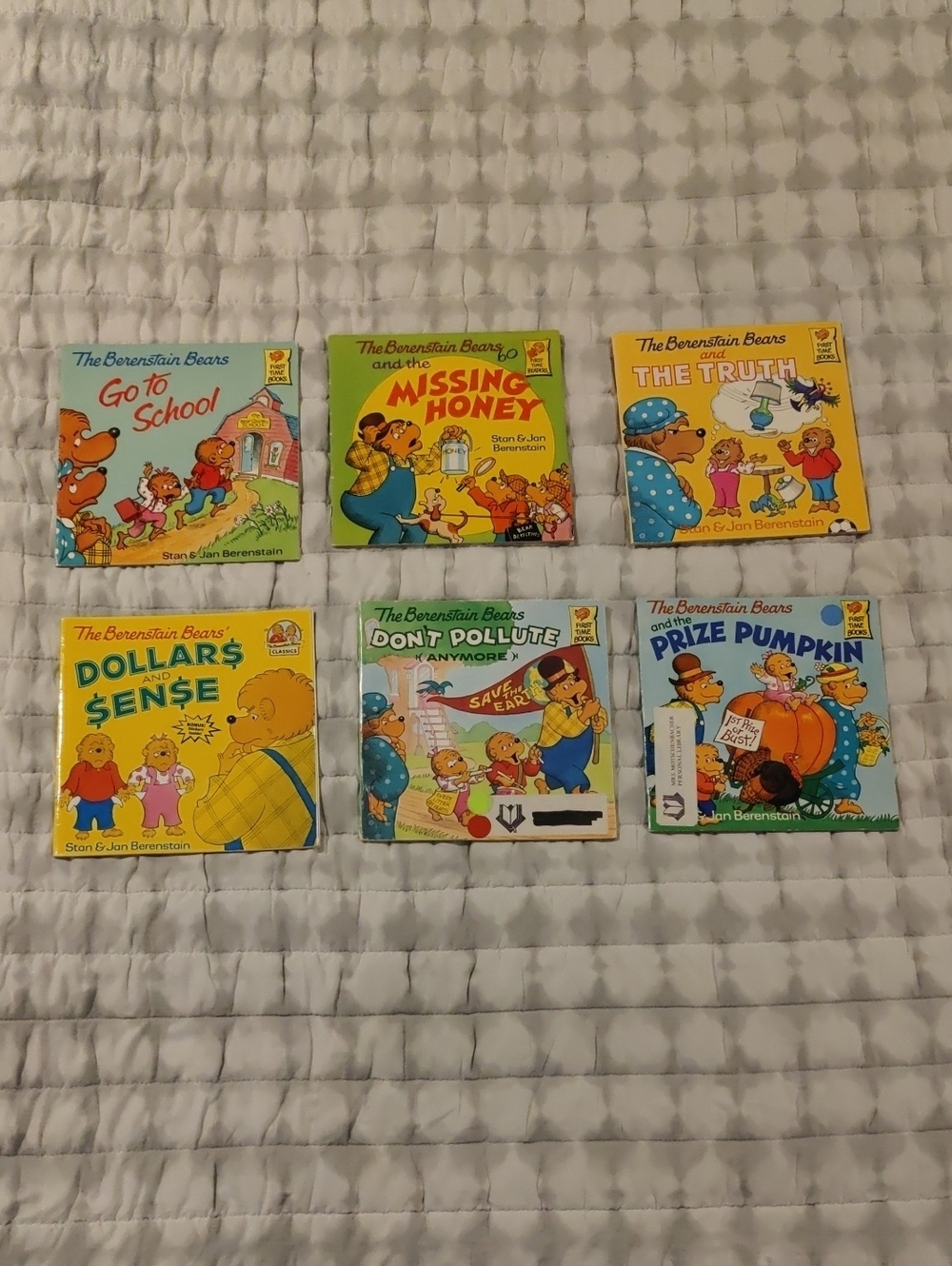 Lot Of 6 Bernstein Bears Children's Books Series Vintage Y2K Cottagecore Retro